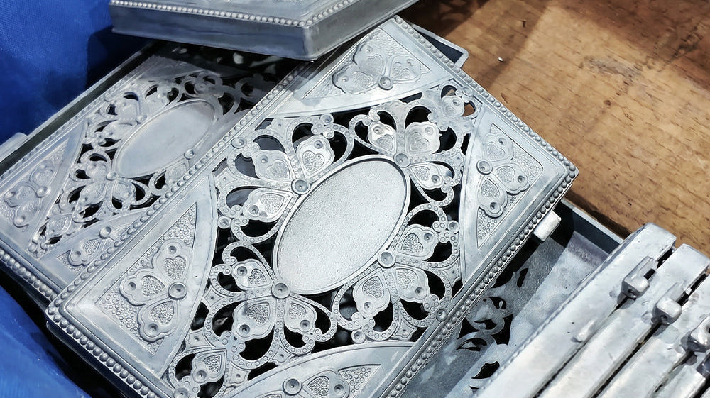 Winko advanced die-casting facility — producing complex three-dimensional metal giftware components for premium and luxury brands including Wedgwood Vera Wang and Ralph Lauren