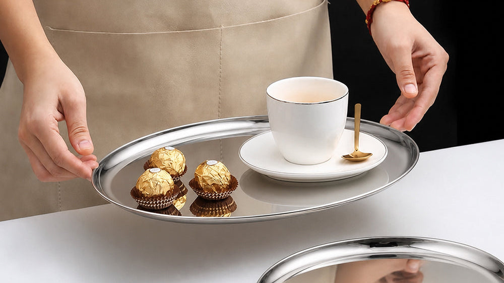 Winko Die casting metal giftware manufacturer — die-cast detail on stainless steel tabletop range