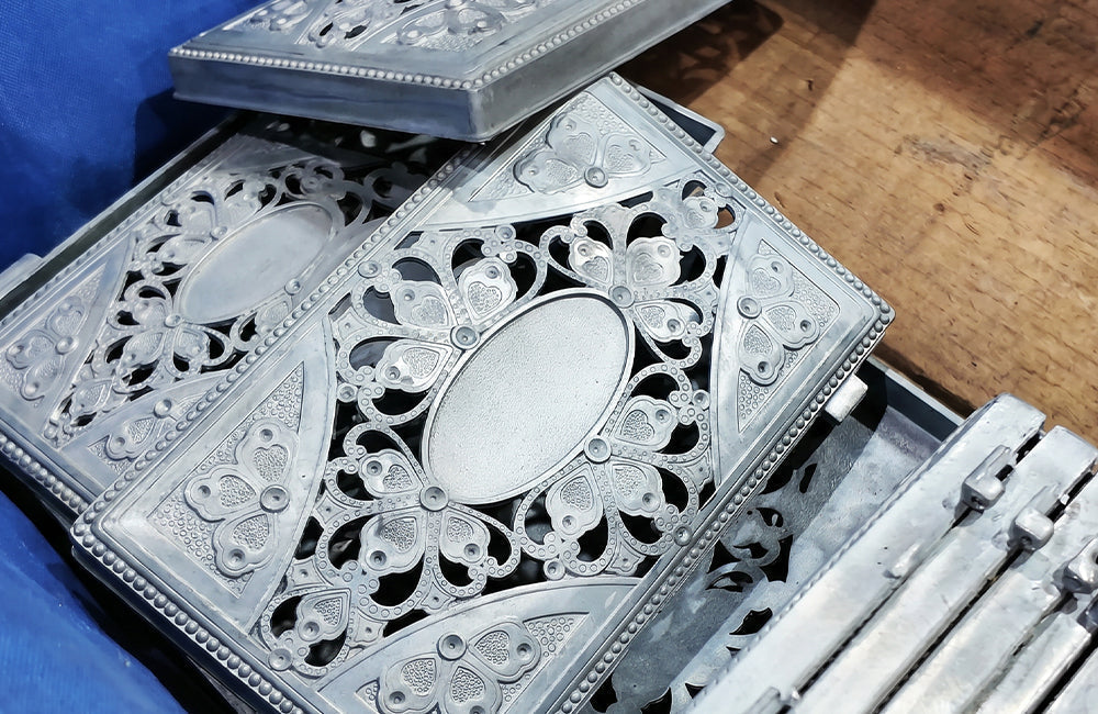 Winko advanced die-casting facility — producing complex three-dimensional metal giftware components for premium and luxury brands including Wedgwood Vera Wang and Ralph Lauren